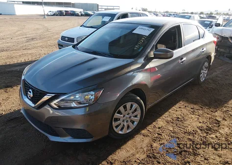 2017 Nissan Sentra S z USA, uszkodzony, nr VIN 3N1AB7AP1HY282396